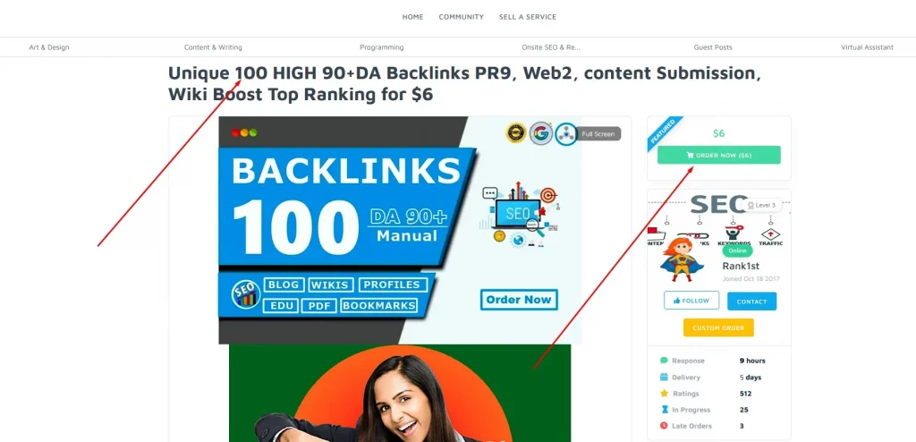 seoclerks high da backlinks 