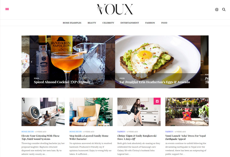 voux theme download new 2020