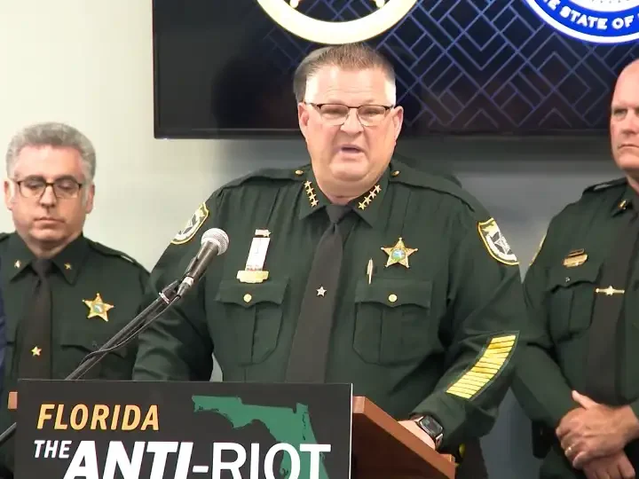 Florida sheriff warns protesters: ‘we will kill you graveyard dead’ if you even throw a brick or step out of line