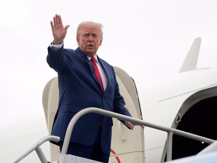 Trump’s embarrassing stair stumble has people demanding a cognitive test — just like Republicans did every time Biden so much as sneezed