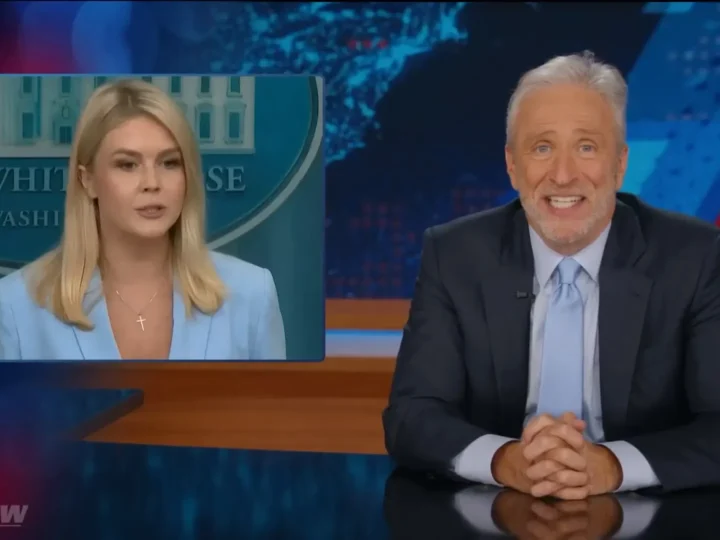 After Jon Stewart’s brutal ‘Pinocchio cross’ jab, White House spokeswoman Karoline Leavitt quietly shelves the necklace