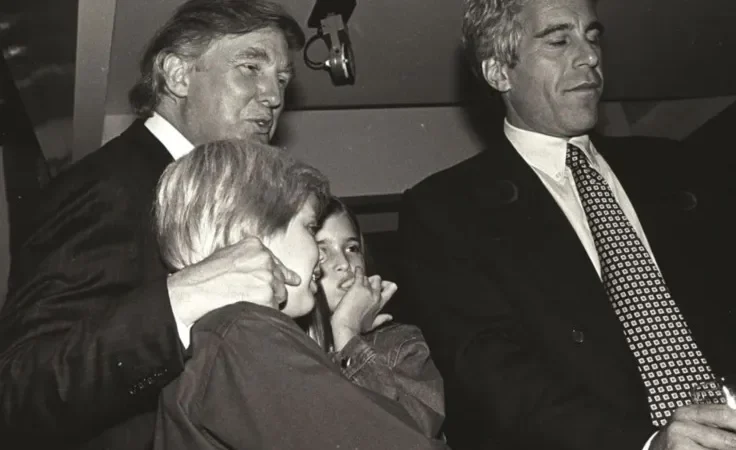 Interview takes a sudden turn as Trump shuts down and ends the call when freshly leaked Epstein photos are brought up