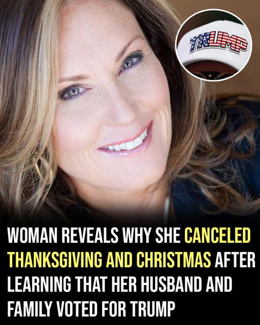 Wife cancels Thanksgiving and Christmas with husband’s family, saying “I just can’t do it anymore” after learning they all voted for Trump