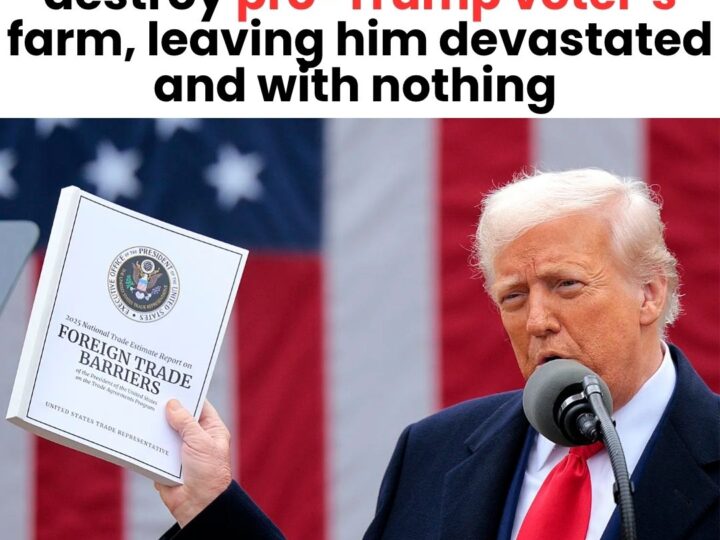 Trump tariffs destroy pro-Trump voter’s farm, leaving him devastated and with nothing — only to be mocked online afterward