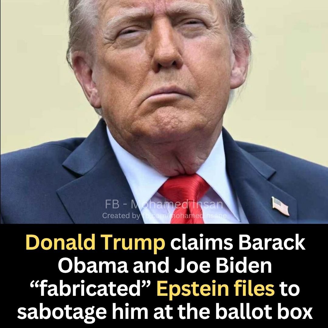 Donald Trump claims Barack Obama and Joe Biden “fabricated” Epstein files to sabotage him at the ballot box